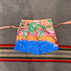 Scotch & Soda Colorful Tropical High Waist Shorts